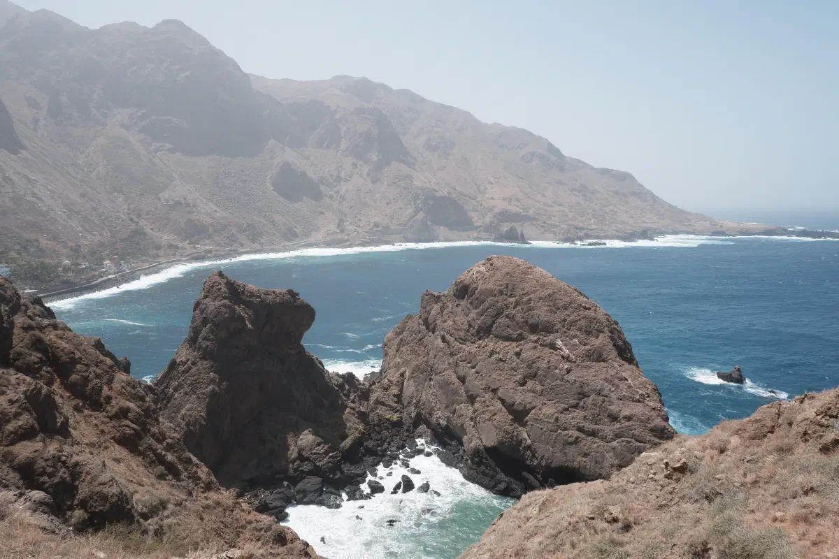 La première vue sur la baie de Fajã d&rsquo;Agua